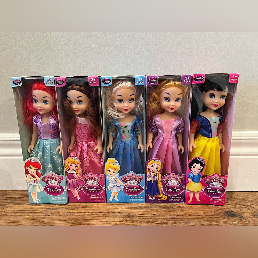 Princess dolls - set of 5